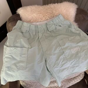 Aftco shorts mint green